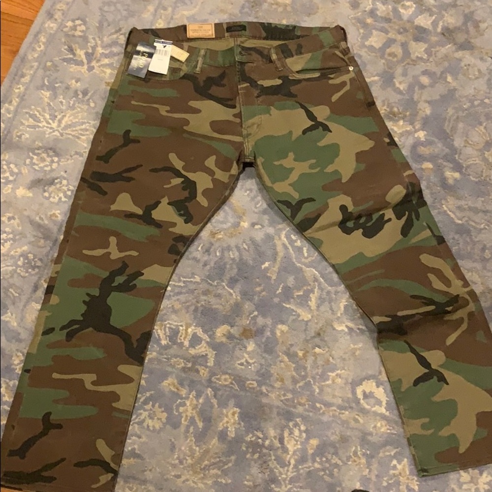 TAGS ATTACHED!! Polo Ralph Lauren Camo jeans